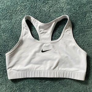 Nike White Sports Bra